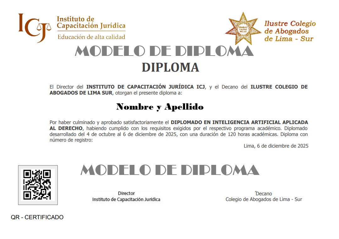 Modelo de Diploma ICJ